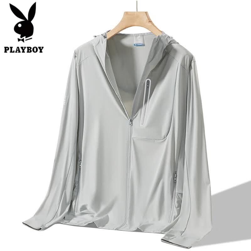 PLAYBOY Men s Lightweight Quick-Dry UPF 50+ Sun Protection Jacket 4XL
