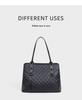 2026 Women's Genuine Leather Tote Bag - Trendy, Large Capacity, Handheld & Shoulder, Fashionable Commute Accessory
