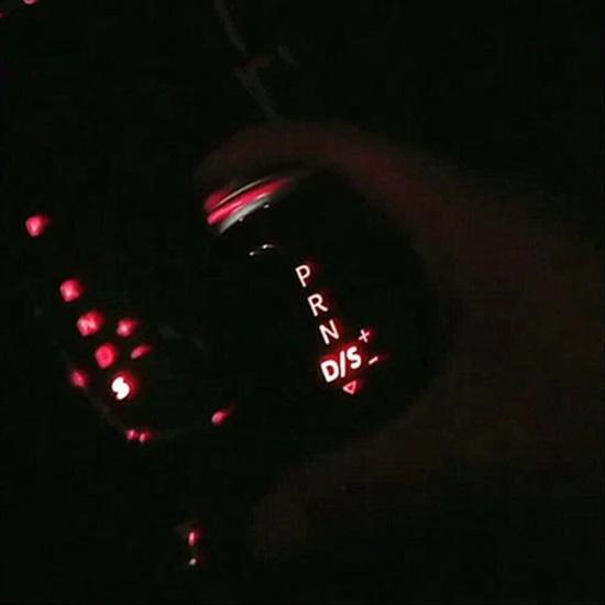 Electronic Red LED Light Gear Shift Shifter Lever Knob For Golf MK6 MK7 Passat