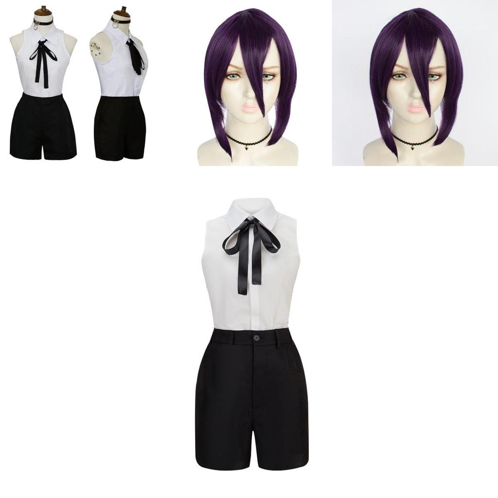 Eye-catching Anime Chainsaw Man Reze Cosplay Costume With Perfect Stitches For Halloween Fun