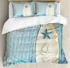 Nautical Anchor Ship Lighthouse Whale Art 3Pcs Bedding Set For Double Bed Home Textile Duvet Cover Quilt Cover Pillowcase