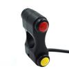 Motorcycle 7/8" Handlebar Switches Headlight Brake Horn Start Switch 3 Buttons