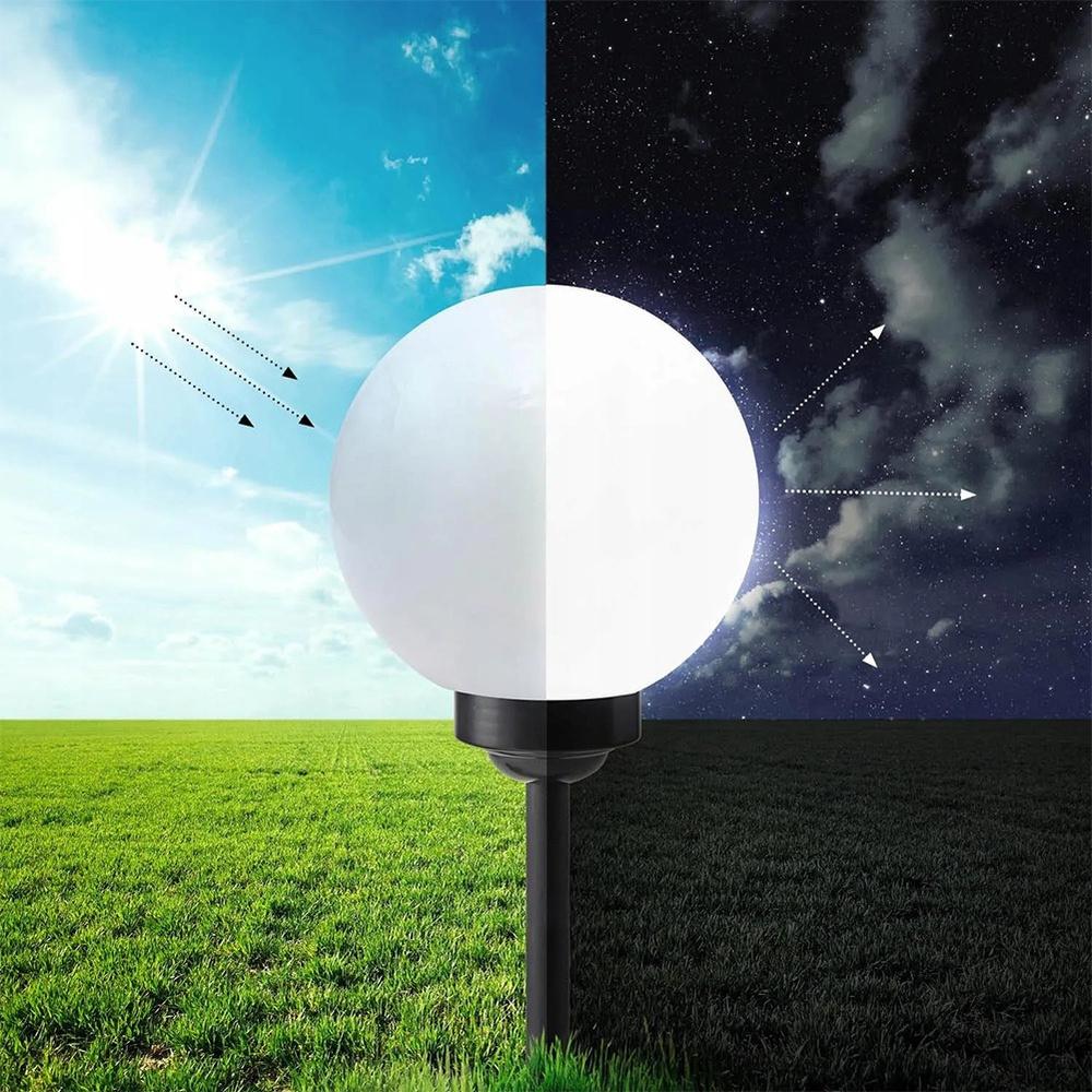Solar LED Garden Lamps, Embedded, 33.5 Cm, 6 Pcs.