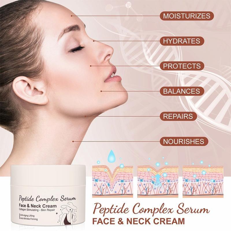 Facial Cream Anti-Wrinkles Anti-Aging Skin Cream Moisturizing and Nourishing Face Cream for Long Term Use