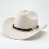 Cowboy Hat With Chain And Starry Sky Compass For Western Style Men And Women