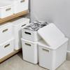 Neue stapelbare Aufbewahrungsbox mit Deckel, Kunststoff, Praktische Tisch-Organizer-Box, Solider Behälter für Zuhause, Schlafzimmer