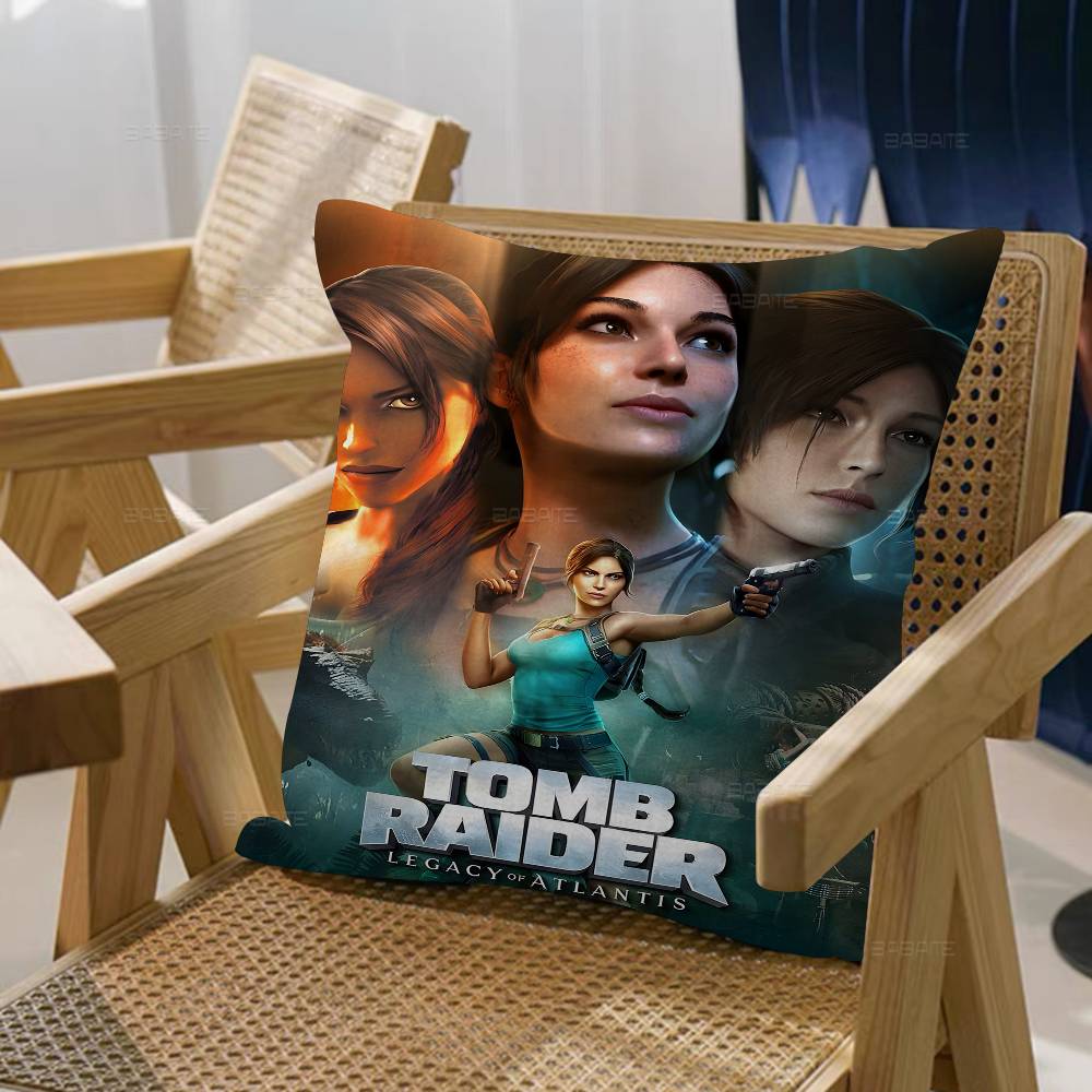 Hot Vedio Game Tomb Raider 123 Lucky Dragon Pillow Cover Sofa Cushion Cover Home Room Decoration Children Gift