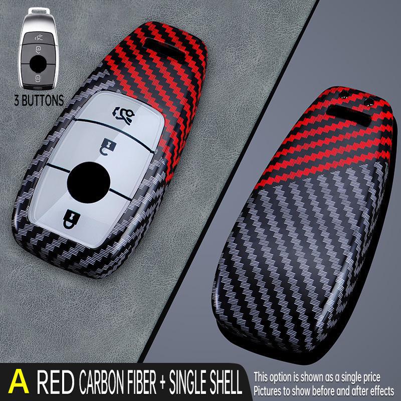 Mercedes-Benz Key Cover for C-Class E300L, A200L, GLC, GLE, GLA, CLA - High-End Female Shell, Elegant and Durable.
