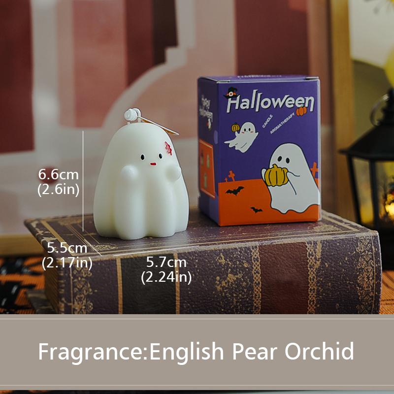 

Хэллоуин Мультяшный Призрак Милые Мини Забавные Ароматические Свечи Товары для Вечеринки 2 Стиля