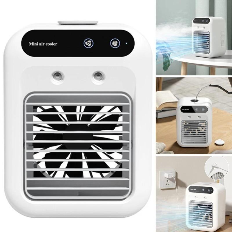 Portable Air Conditioner Fan Mini Evaporative Air Cooler with Humidifier Air Cooling Fan Quiet for Home Office Bedroom Use