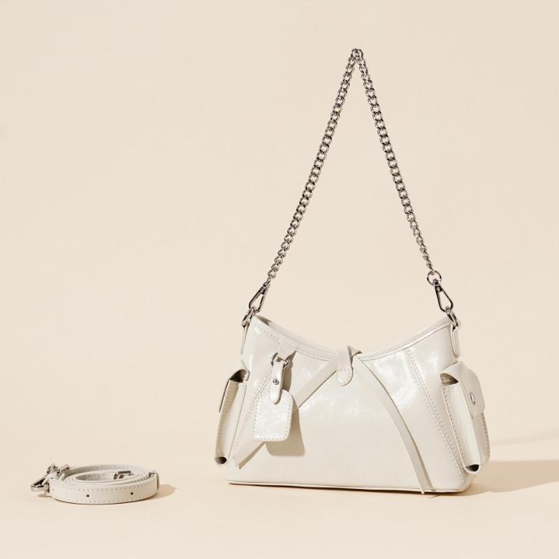 Genuine Leather Hand-held Shoulder Bag with A High-end Feel