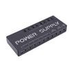 Guitar Effects Pedal Power Supply 10 Output Noise Reduction 9V 12V 18V Effect Pedal Power Supply Aluminum Alloy Case