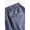 H M Regular Fit Cotton sHorts Blue Grey