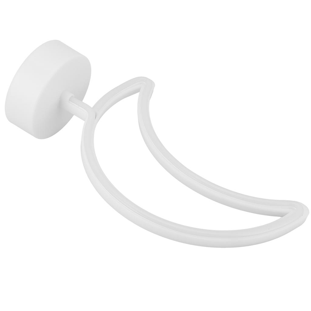 Moon Shape Neon Light Neon Sign with Base for Bedroom Party Birthday Gift USB/Battery Powered