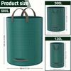 Heavy-Duty PP Garden Waste Bags Reusable Yard Debris Bags with Industrial Fabric and Handles for Plant and Leaf Collection