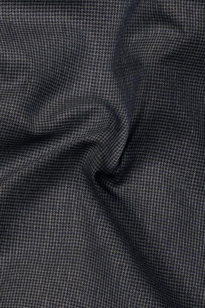 Gunmetal Gray Houndstooth Wool Rich Blazer