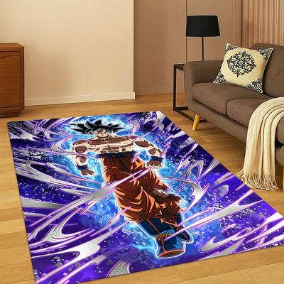 3D Anime D-Dragon Ball Gamer Cartoon Teppich für Schlafzimmer Wohnzimmer Sofa Fußmatte Heimdekor, Kinder Spielbereich Teppich Rutschfest Geschenk
