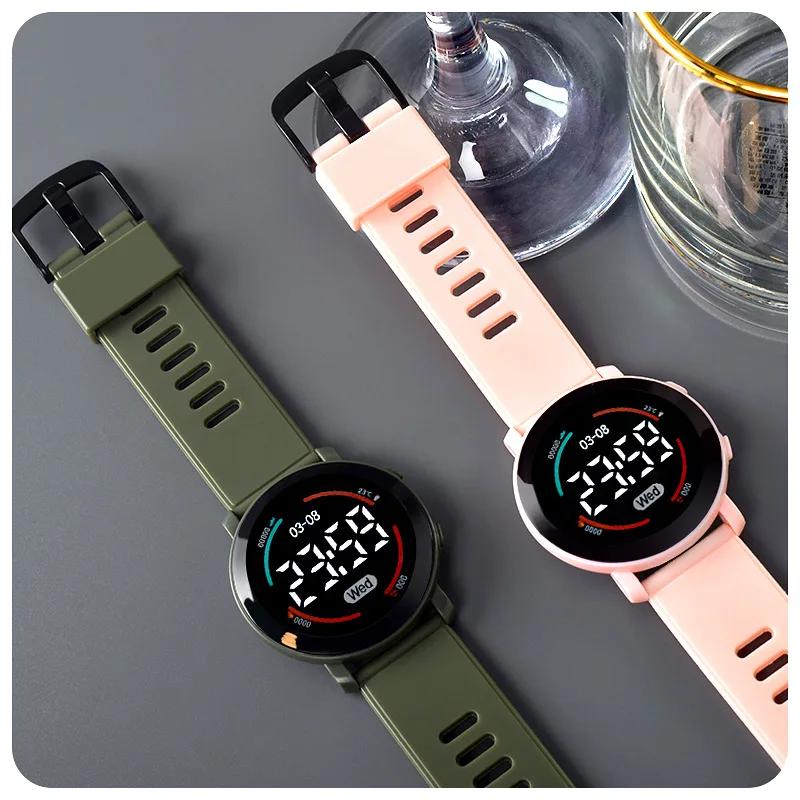 Boys and Girls Digital Watch Cartoon Luminous Kids Sports Watches Children's Electronic Wristwatch for 5-10 years old