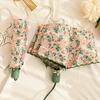 Full-Automatic Sun Umbrella Women's Dual-Use Retro Umbrella Automatic Shrink Parasol Women's UV Protection UPF50 +