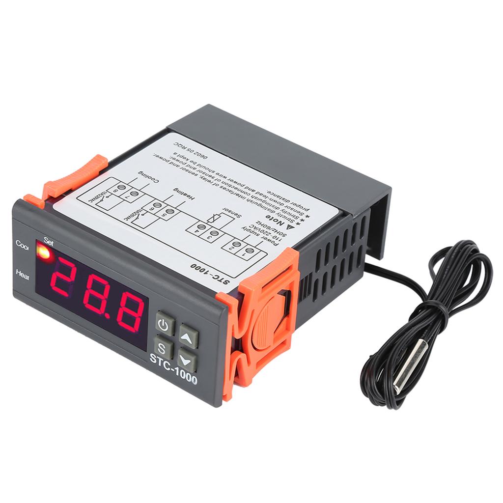 110‑220V Digital Temperature Controller Temp Sensor Electric Thermostat Thermostat Controller For Aquarium Terrariums