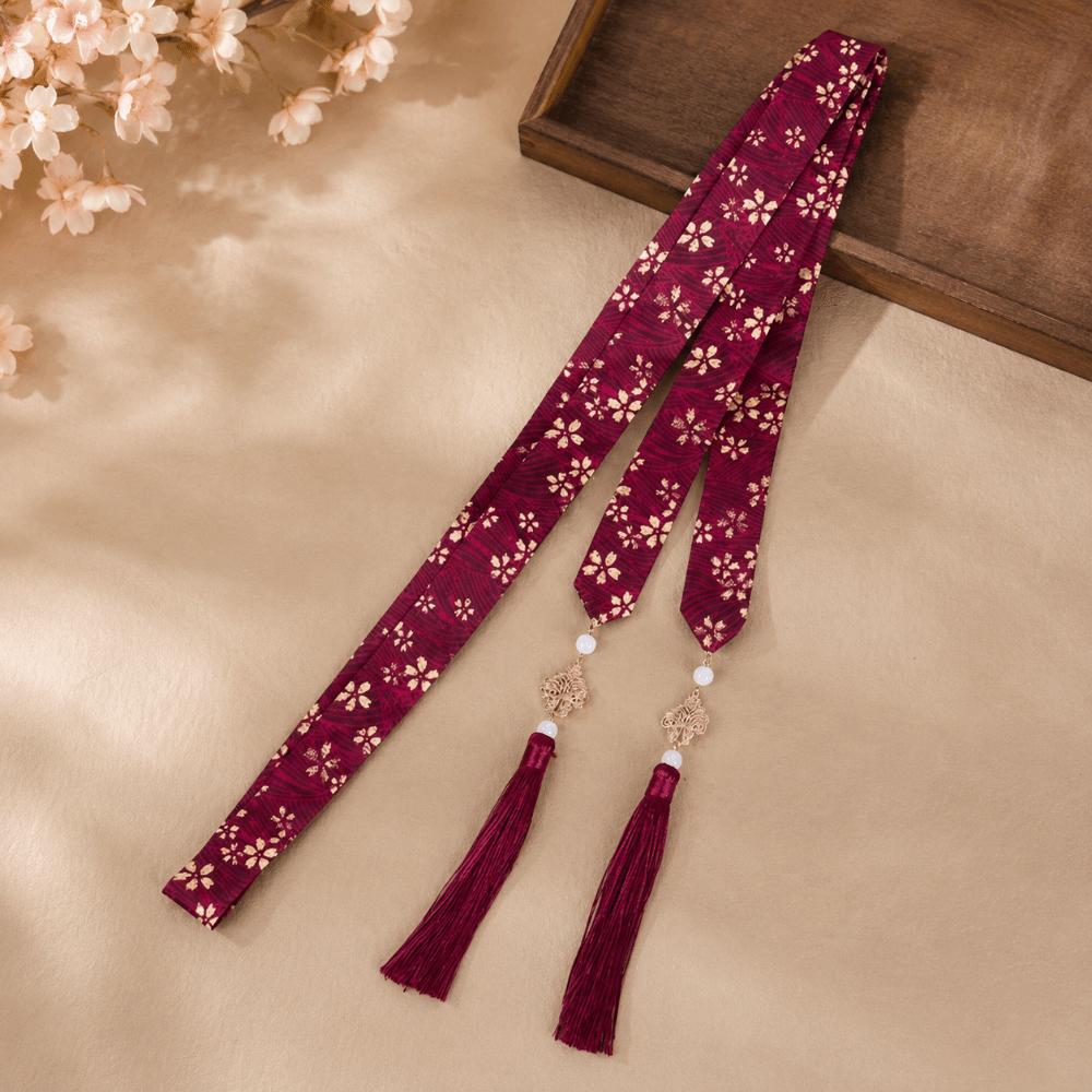 Chinese Hanfu Hair Bands Long Hair Straps Retro Style Hair Ribbons Hair Ornament Braided Hair