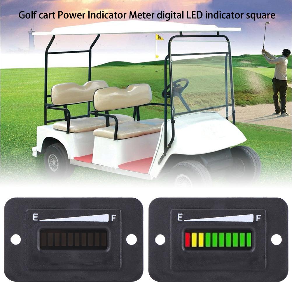 36V LED Digital Battery Indicator Meter Gauge for Golf Cart