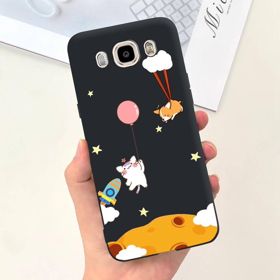 For Samsung Galaxy J7 J5 J3 2016 Case SM-J320F J510F J710F Phone Cover Cute Astronaut Silicone Bumper For Samsung J2 2016 Fundas