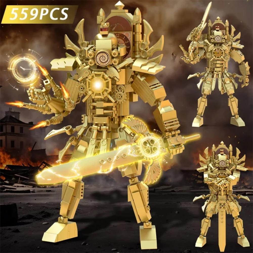 Moc Skibidi Toilet Action Figures Builing blocks,Camerman Titan Speakerman Surveillance Man TVMan Boys Bricks Toys For Kids Gift