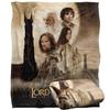 Lord Of The Rings Two Towers Movie Poster Blanket