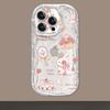 Geeignet für Apple 15 Handy Fall Silikon IPhone 14 Cartoon Lamm 13promax Armband 16/12mini