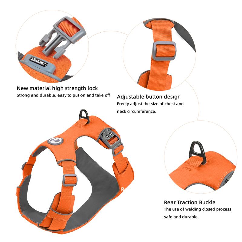 Pet Dog No Pull Safety Chest Harness Function Anti-explosion Walk For Small And Medium Dog Solid Durable Harness German Shepherd