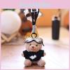 Pilot Teddy Bear Keychain Pp Cotton Plush Toy Bag Charm Gift For Kids Teens Decor