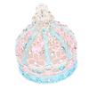 Crown Trinket Box Vintage Enameled Decorative Jewelry Box Zinc Alloy for Necklaces Bracelets