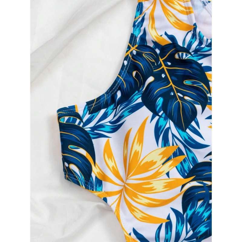 Modest Backless Slimming One Piece Swimsuit Women Vacation Beach Pool Swimwear