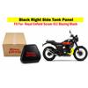 Royal Enfield "Scram 411 Blazing Black Right Side Tank Panel"