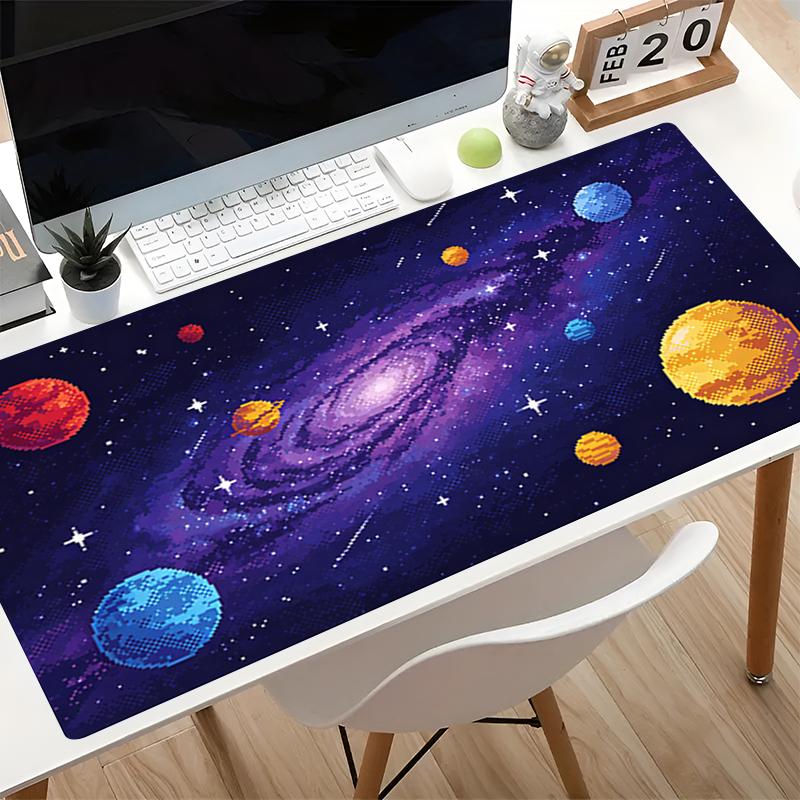 Highquality Starry Sky Mouse Pad Gaming Mousepads Durable Antifray Mousepad Game Computer Mausepad Space Galaxy Keyboard Pad