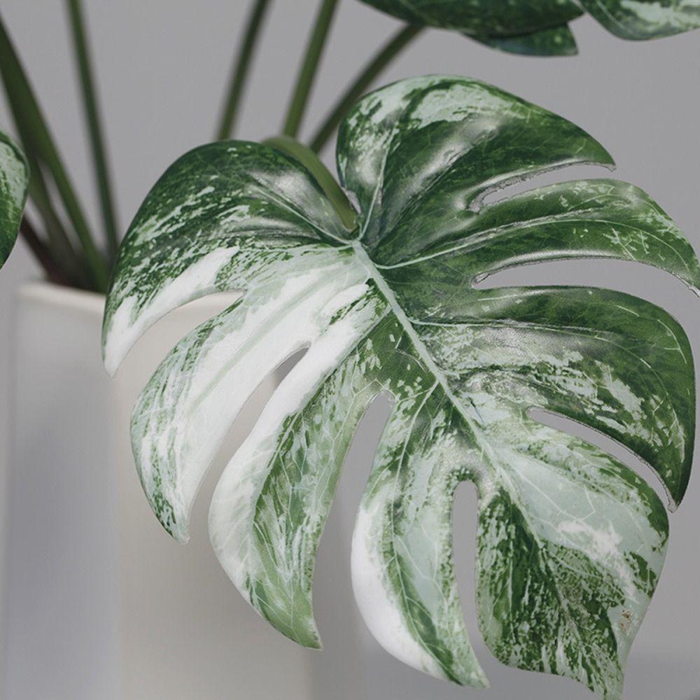 Fern Plant Artificial Tropical Palm Branches Tropical Plants Fake Palm Leaves Desktop Decoration