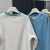 New Outdoor Mountain Style Color Block Fleece Couple Sweatshirt - Warm, Textured, Round Neck, Long Sleeve.