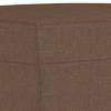3 Piece Sofa Set with Cushions Brown Fabric