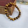 Elastic Yellow Tiger Eye Unisex Couple Bracelet