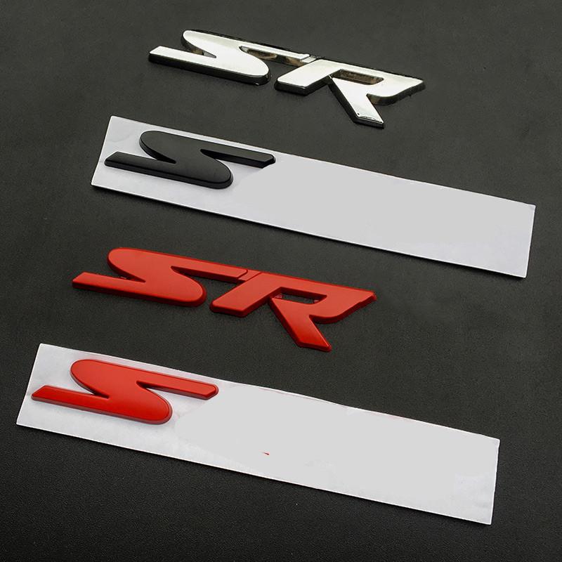 1 ks kovové 3D zadní nálepky na kufr auta pro znak Srt, odznak Sxt, Challenger, Durango, Viper, Caliber, znak na mřížku, dekorace