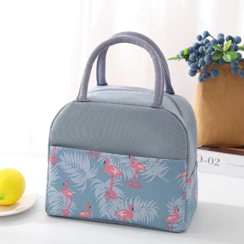 Portable Insulated Thermal Cooler Lunch Bag Box For Women Girls Kids Children Food Fresh Tote Cartoon Pouch