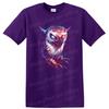 Owl Graphic T Shirt Fierce Blood Splatter Art Design Cool Tee Artistry