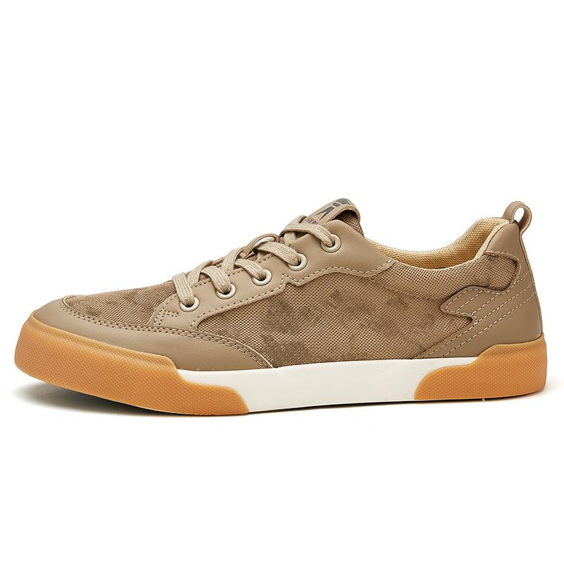 Neue Sommer Herrenschuhe Modisch und Vielseitig und Leicht und Lässig Herren Stoffschuhe Mesh Atmungsaktive Board Schuhe