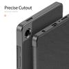 For Samsung Galaxy Tab A9/Galaxy Tab A11 Case DUX DUCIS Domo Series Tri-fold Stand PU Leather Tablet Cover