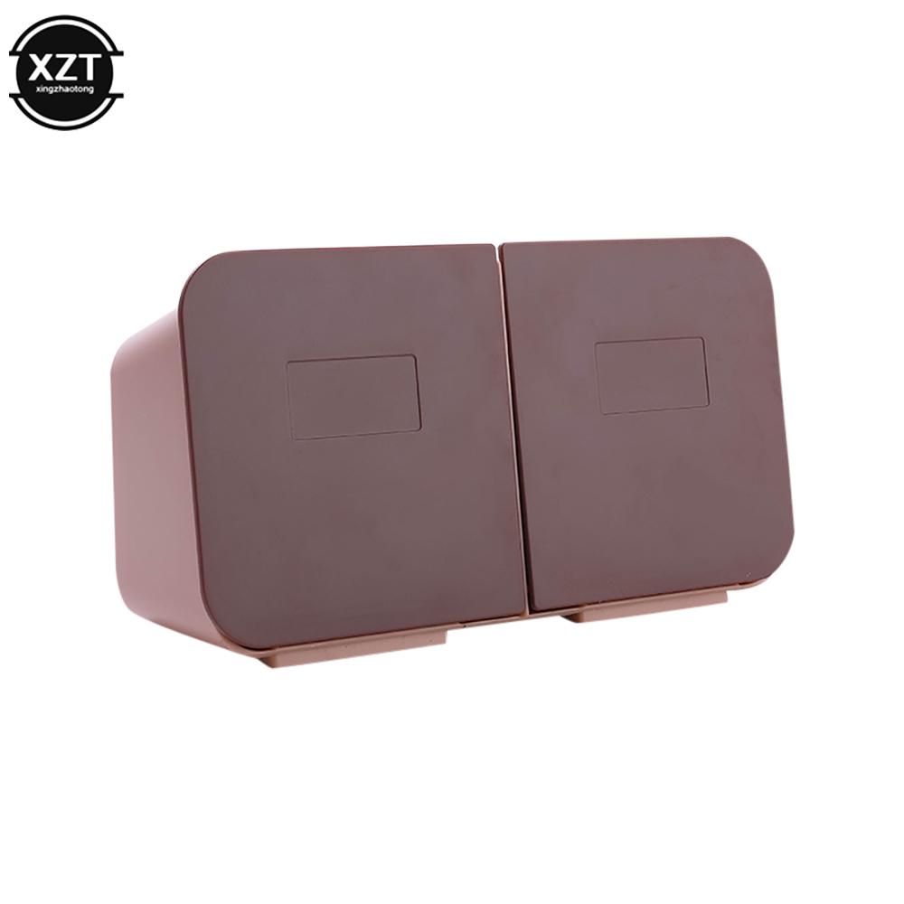 

НОВЕЙШИЙ органайзер для ванной комнаты, пластиковый держатель для ватных дисков, настенный контейнер для тампонов, держатель для ватных палочек, косметическая коробка