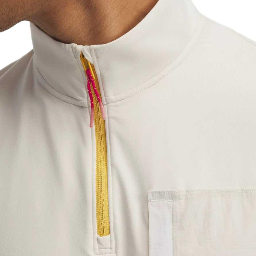 

Under Armour Launch Trail Fashion Comfortable Aesthetic Solid Color Simple Long Sleeve T-Shirt Men Tops White 1383244-279 L