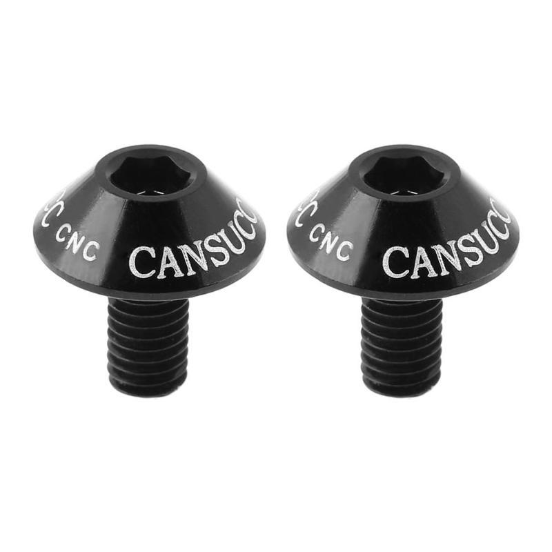 2Pcs M5x10mm Aluminum Alloy Bike Bicycle Water Bottle Cage Bolt Holder Screw