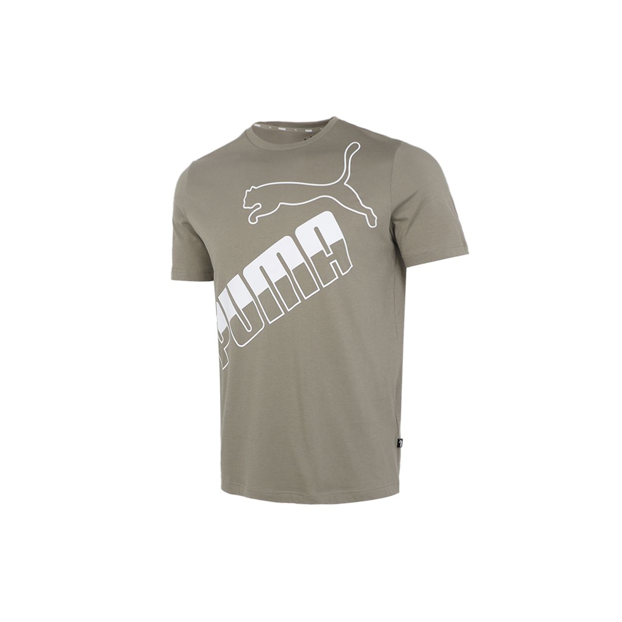 

Puma Футболка с логотипом Color Block, повседневная, дышащая, с круглым вырезом и коротким рукавом, мужская, цвет армейский зеленый 845572-73 XL