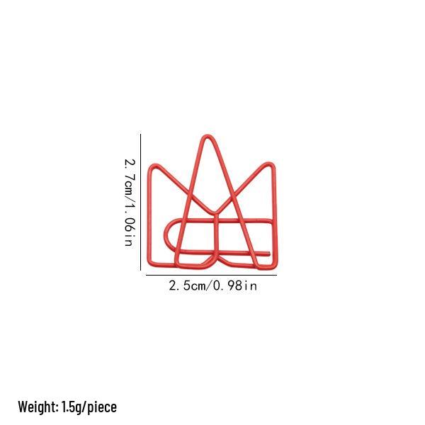 

May Day Five-Color Bent Crown Bookmark Clip - Concert Gift